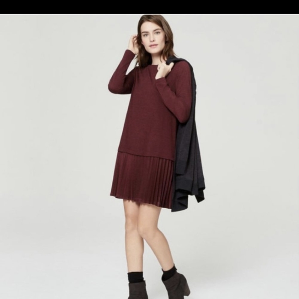 Drop waist LOFT long sleeve dress